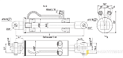 Гидроцилиндр МС100/40х400-3(4).44.1(715)