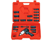 Пневматический ударный гайковерт с комплектом головок (23 предмета) KING TONY 44118MP08