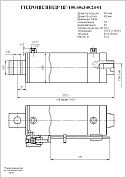 Гидроцилиндр ЦГ-100.60х340.24-01