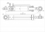 Гидроцилиндр ЦГ-110.63х440.11