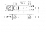 Гидроцилиндр ЦГ-40.20х100.13