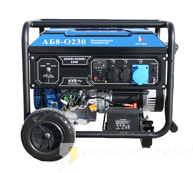 Бензиновый генератор АБ8-О230-ВМ121Э