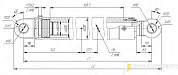 Гидроцилиндр подъема стрелы ГЦ-200.160х2400.11 (307), ЦГ-200.160х2400.11.000