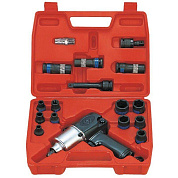 Пневматический ударный гайковерт с комплектом головок (21 предмет) KING TONY 44116MP