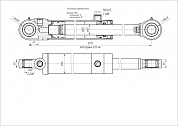 Гидроцилиндр ЦГ-80.50х675.11