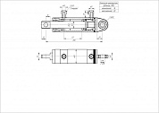 Гидроцилиндр ЦГ-40.25х63.19