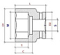 Головка ударная искробезопасная PNG-107-27AlCu