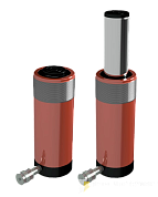 Домкрат универсальный гидравлический одностороннего действия ДУ15П150