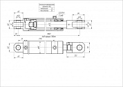 Гидроцилиндр ЦГ-70.45х700.01
