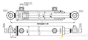 Гидроцилиндр МС50/30х250-3(4).22(485)
