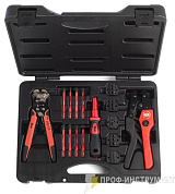 Универсальный набор для резки, снятия изоляции, опрессовки, и монтажа проводов UNI КВТ 79758