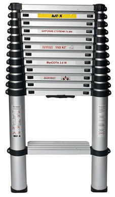 Лестница телескопическая 3.8м ШТОК 20004