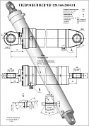Гидроцилиндр ЦГ-220.160х2000.11