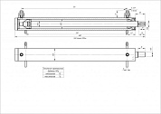 Гидроцилиндр ЦГ-50.30х500.39