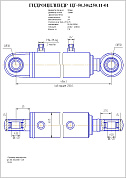 Гидроцилиндр ЦГ-50.30х250.11-01