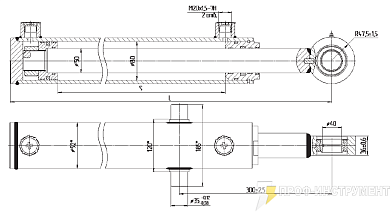 Гидроцилиндр МС80/50х400-3(4).31(300)