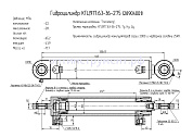 Гидроцилиндр для манипуляторов КГЦ 917.63-36-275